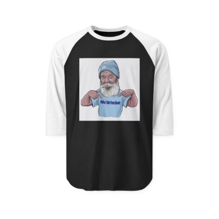 Unisex Three-Quarter Sleeve Raglan Shirt