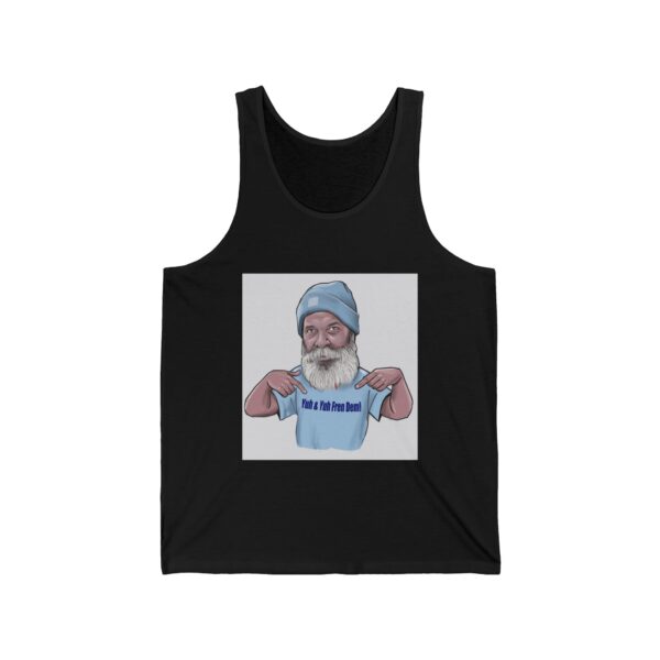 King Johnny Graphic Unisex Jersey Tank Top, Meme Apparel, Casual Summer Style, Gift for Fathers Day, Birthday, Relaxed Vibe - Image 3
