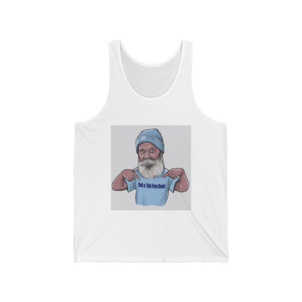 King Johnny Graphic Unisex Jersey Tank Top, Meme Apparel, Casual Summer Style, Gift for Fathers Day, Birthday, Relaxed Vibe